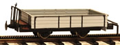 Austrian Cog rwy low side freight car, short, grey